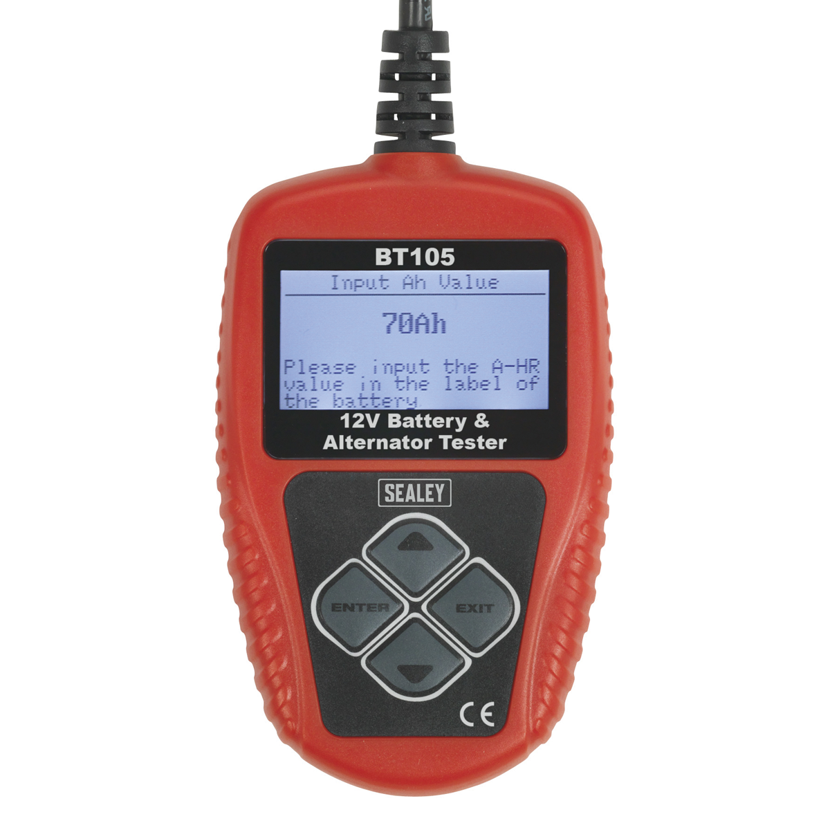 Sealey BT105 Digital Battery & Alternator Tester 12V