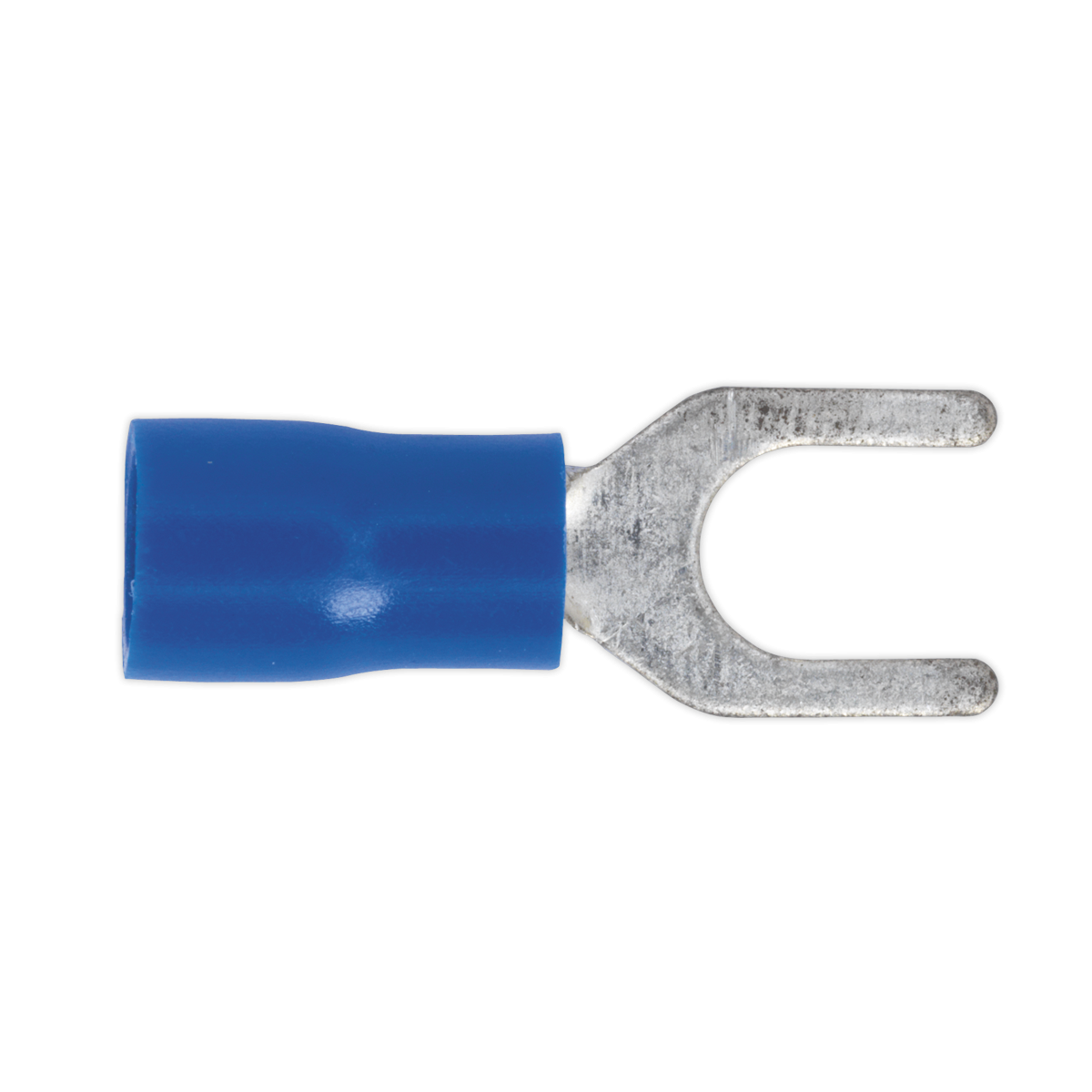 Sealey BT14 Easy-Entry Fork Terminal 5.3mm (2BA), Blue Pack of 100