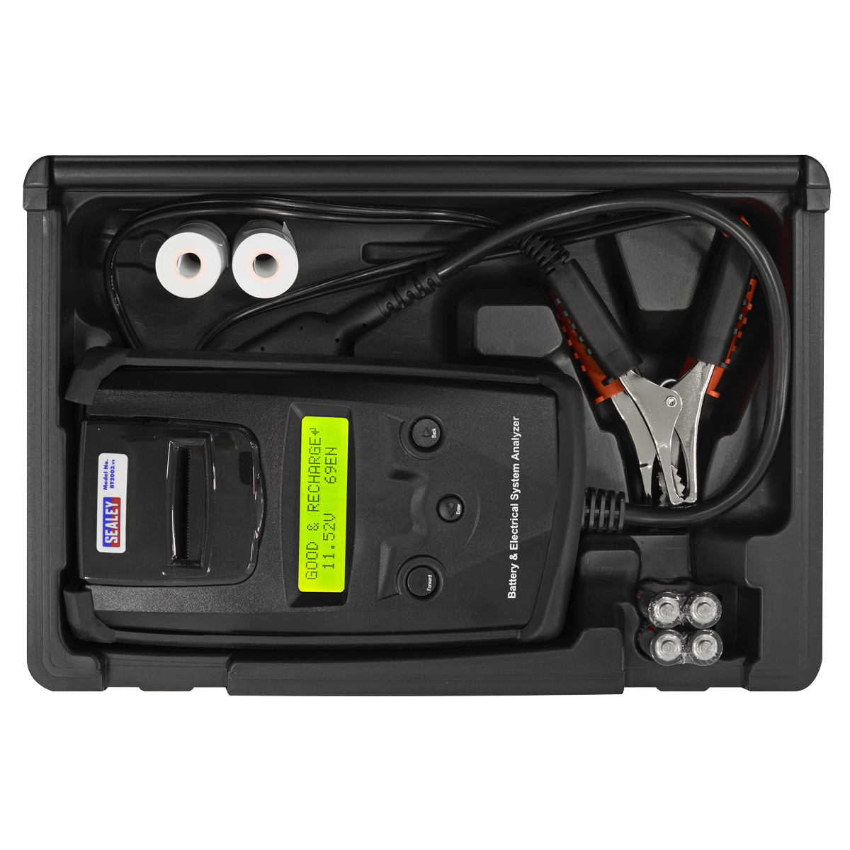 Sealey BT2003 Digital Battery & Alternator Tester with Printer 6/12/24V