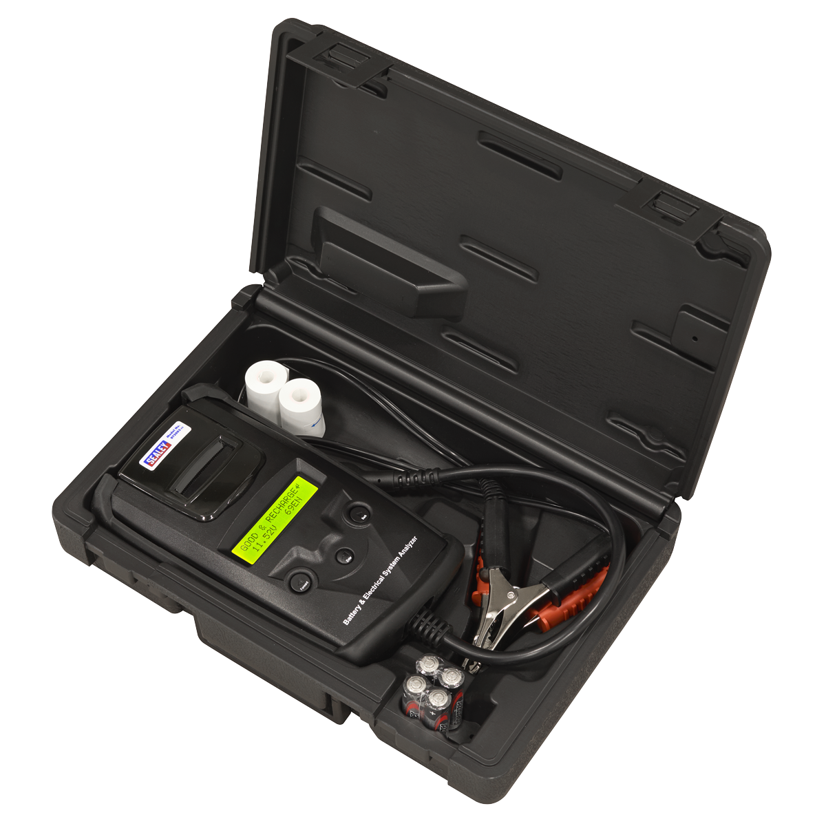 Sealey BT2003 Digital Battery & Alternator Tester with Printer 6/12/24V