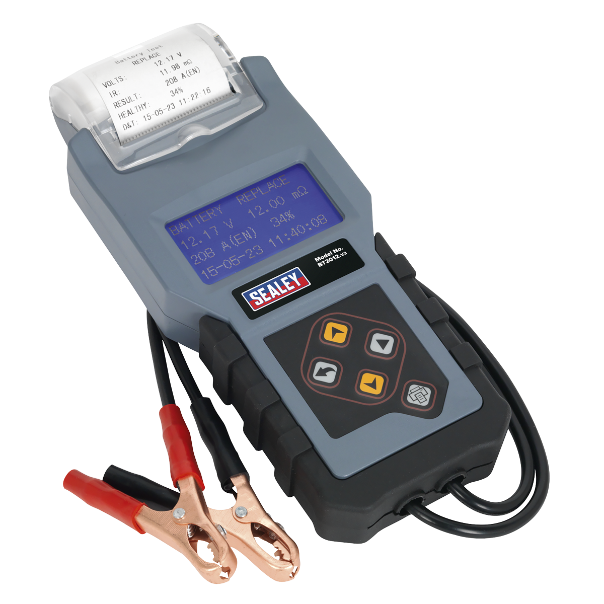 Sealey BT2012 Digital Battery & Alternator/Starter Tester with Printer 12V