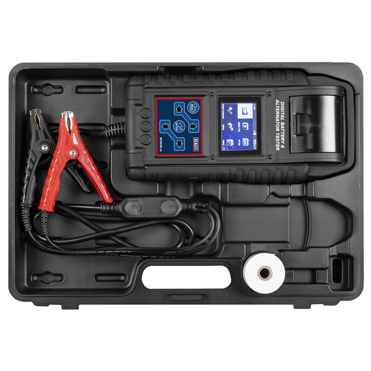 Sealey BT2015 Digital Start/Stop Battery & Alternator Tester with Printer 6/12/24V