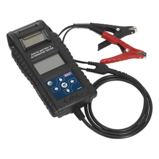 Sealey BT2015 Digital Start/Stop Battery & Alternator Tester with Printer 6/12/24V