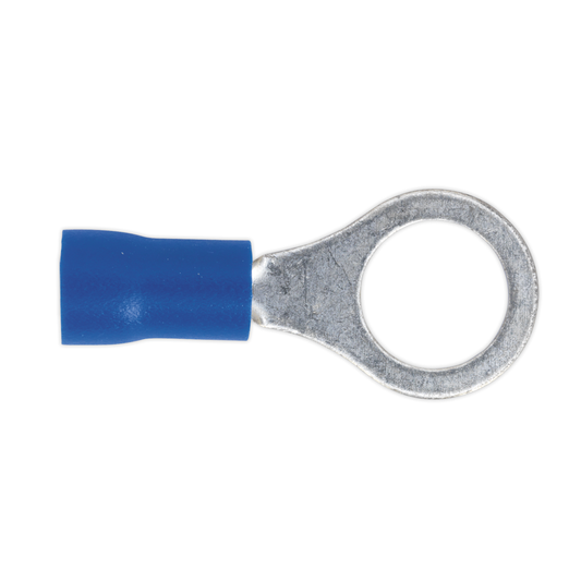 Sealey BT27 Easy-Entry Ring Terminal 8.4mm (5/16"), Blue - Pack of 100