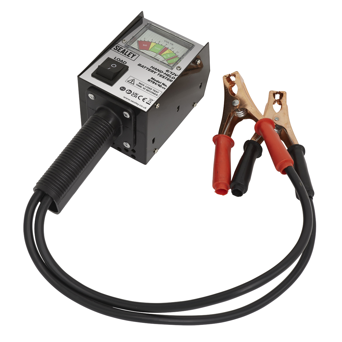 Sealey BT91/10 Handheld Battery Tester 6/12V