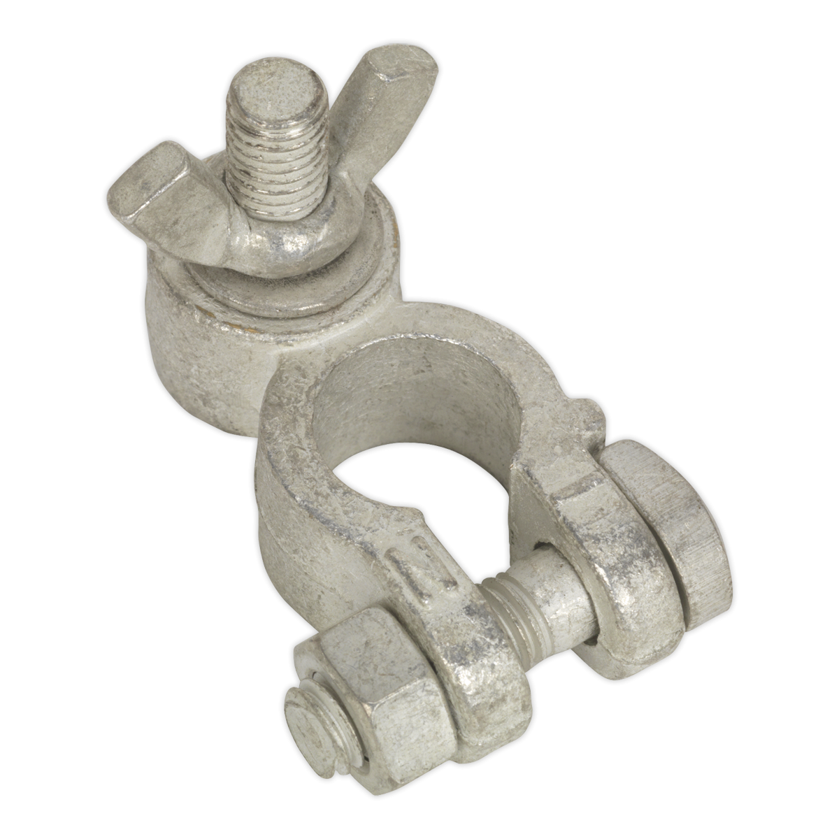 Sealey BTN24 Battery Terminal Post with Washer & Wing Nut Negative 24V - Pack of 5