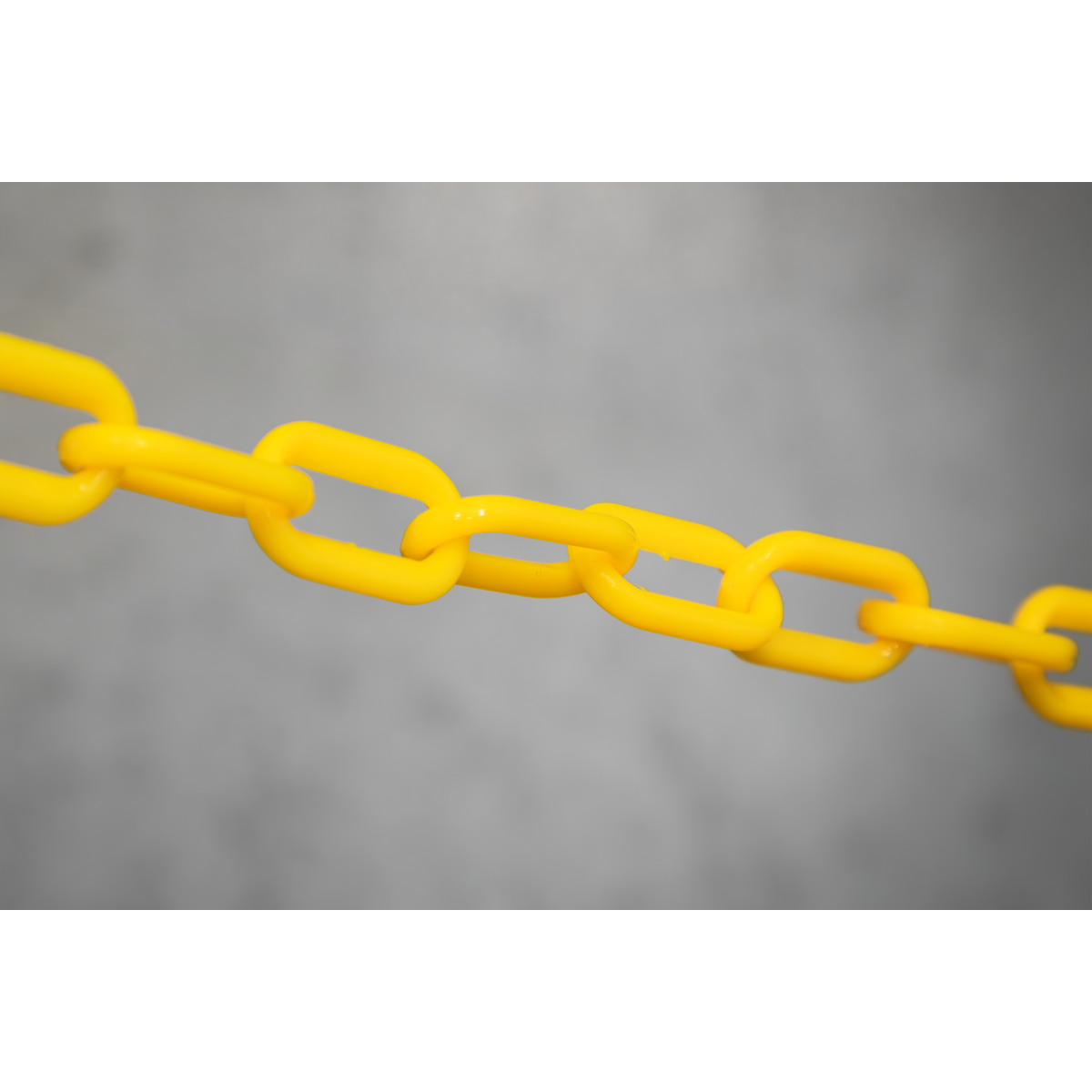 Sealey BYC25M Plastic Chain 25m x 6mm - Black/Yellow
