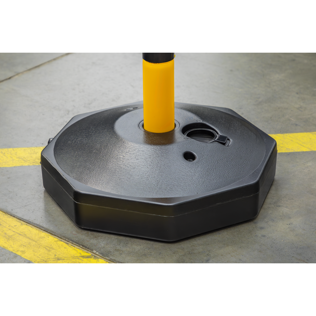 Sealey BYPB01 Post with Base - Black/Yellow