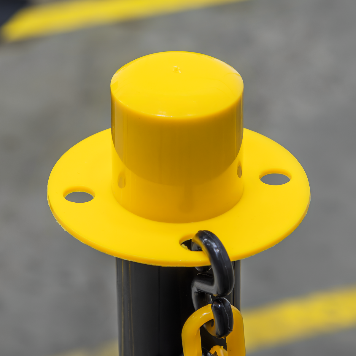 Sealey BYPB01 Post with Base - Black/Yellow