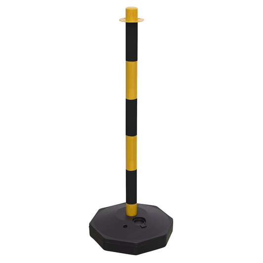 Sealey BYPB01 Post with Base - Black/Yellow