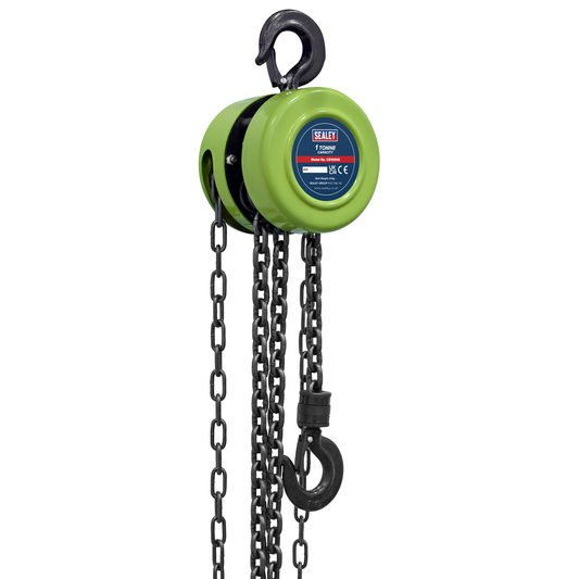 Sealey CB1000E 2.5m Chain Block 1 Tonne