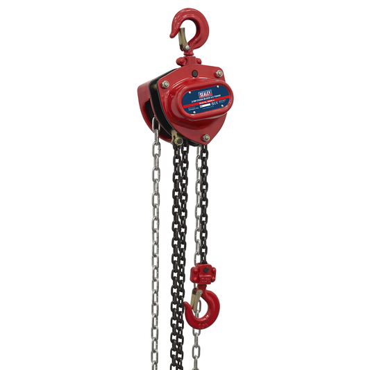 Sealey CB500 2.5m Chain Block 0.5 Tonne