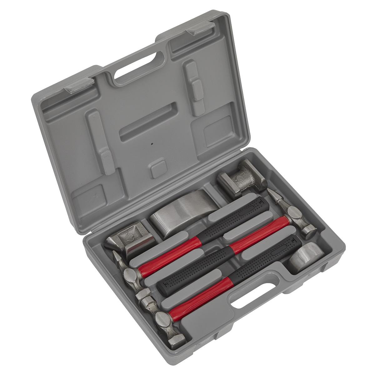 Sealey CB707 Drop-Forged Panel Beating Set with Fibreglass Shafts 7pc