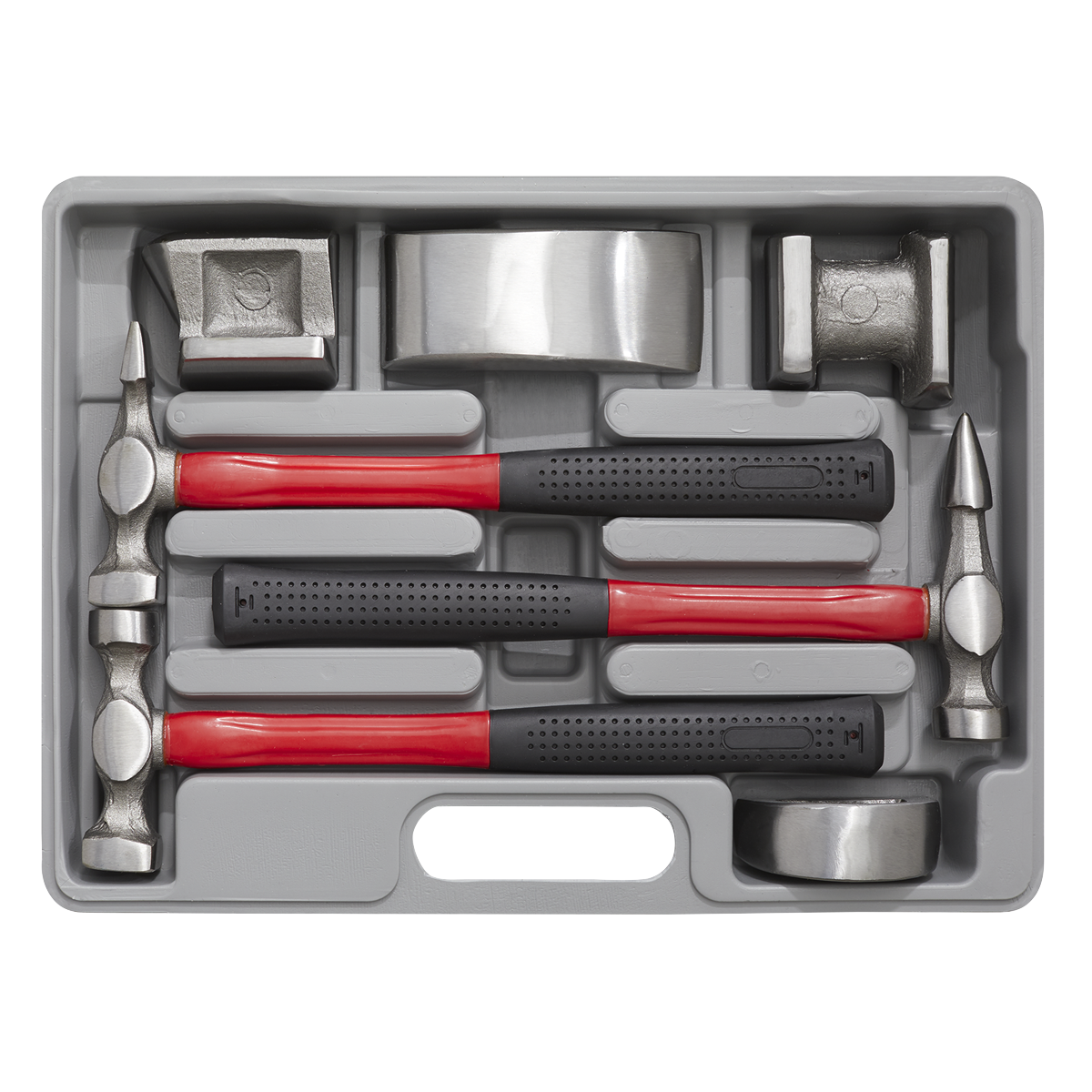 Sealey CB707 Drop-Forged Panel Beating Set with Fibreglass Shafts 7pc