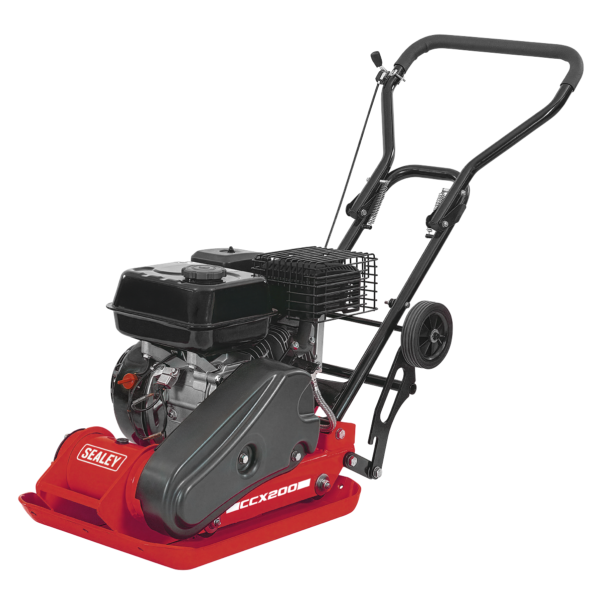 Sealey CCX200 Petrol Plate Compactor with Wheel Kit 61kg Capacity