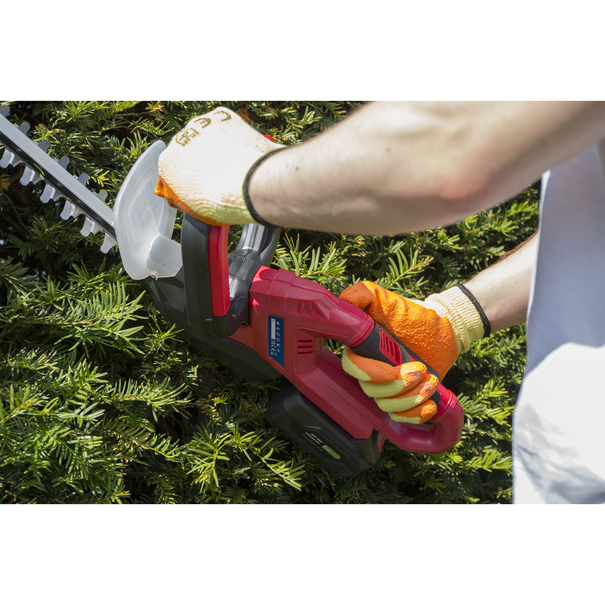 Sealey CHT20VCOMBO4 SV20 Series Cordless Hedge Trimmer 20V 4Ah with Battery & Charger