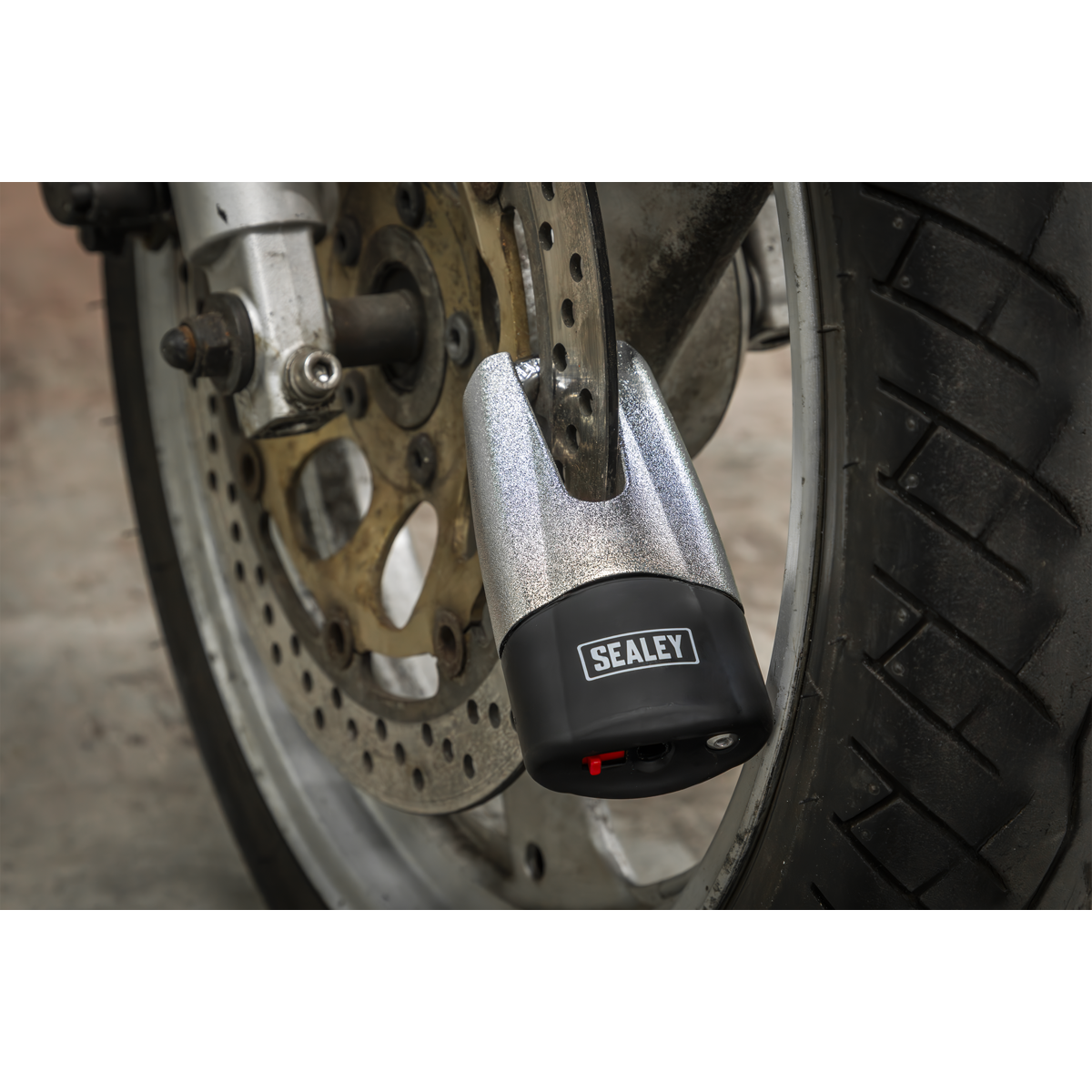 Sealey CLA109DL Motorcycle Chain & Disc Lock 10.5 x 10.5 x 1500mm 4* ART Approved