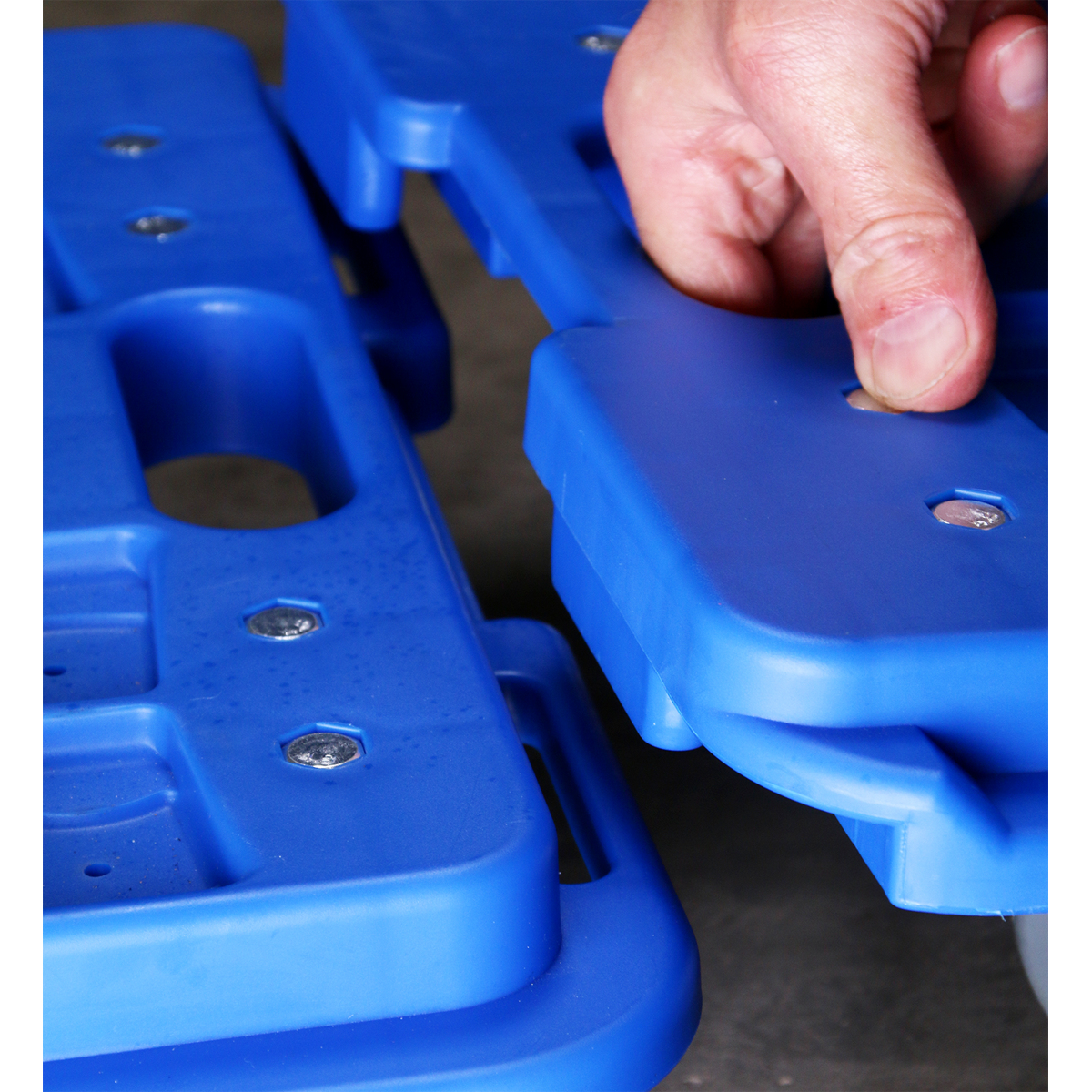 Sealey CM150 Interlocking Plastic Dolly 150kg Capacity