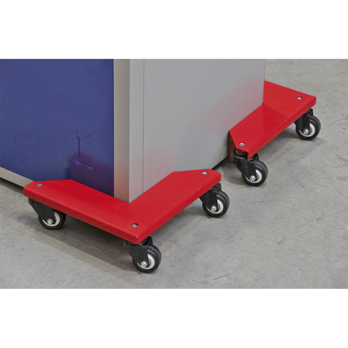 Sealey CM4 Corner Transport Dollies 150kg Capacity - Set of 4