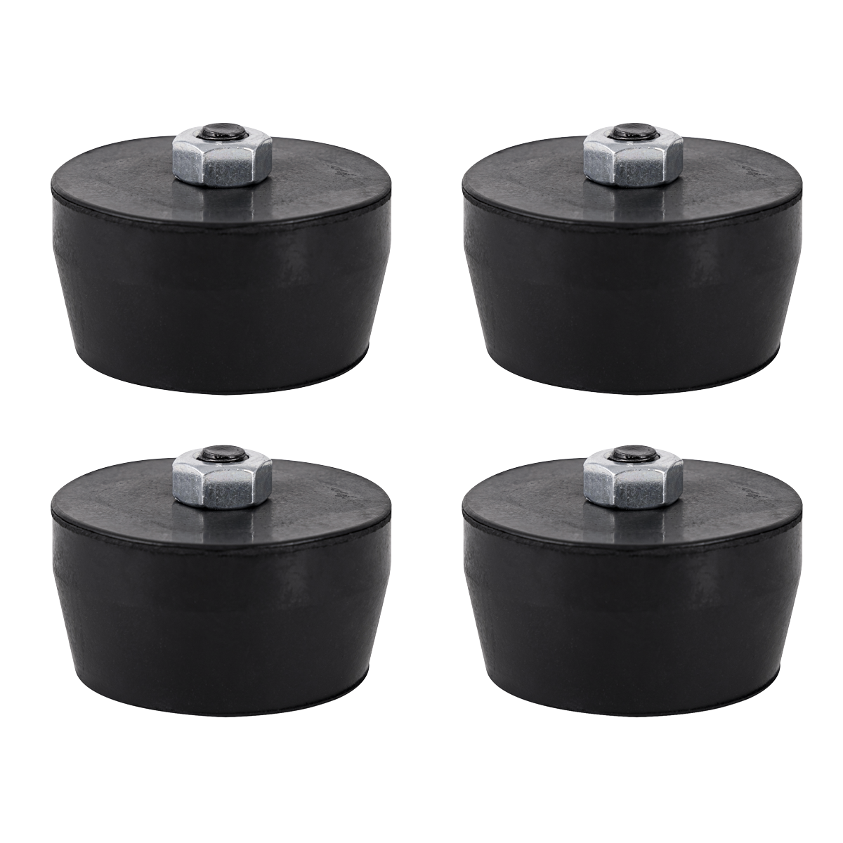 Sealey COMPKIT4 Anti-Vibration Foot Kit for Static Compressor 4pc