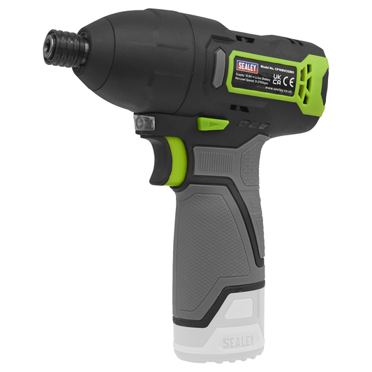 Sealey CP108VCIDBO SV10.8 Series 1/4"Hex Drive Cordless Impact Driver 10.8V - Body Only