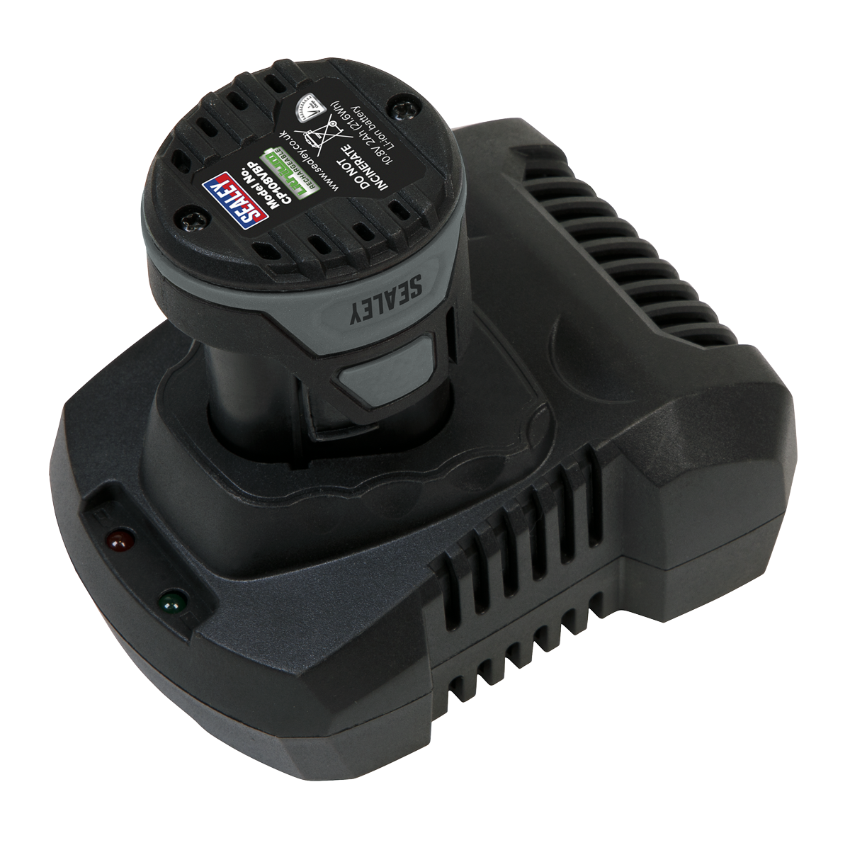 Sealey CP108VCID SV10.8 Series 1/4"Hex Drive Cordless Impact Driver Kit 10.8V 2Ah