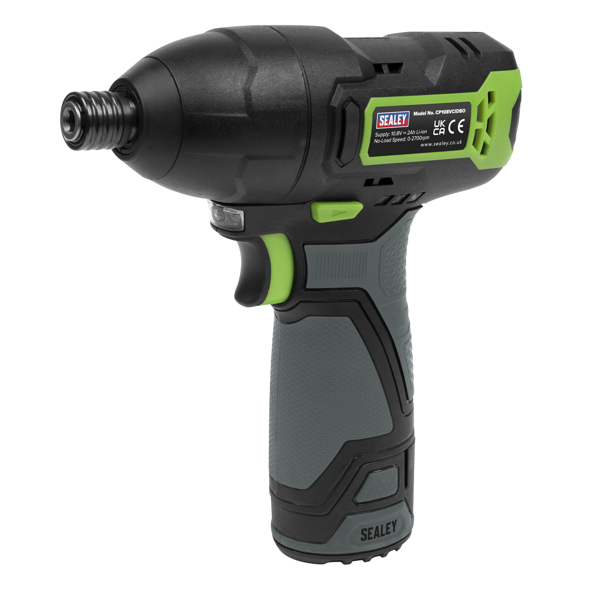 Sealey CP108VCID SV10.8 Series 1/4"Hex Drive Cordless Impact Driver Kit 10.8V 2Ah