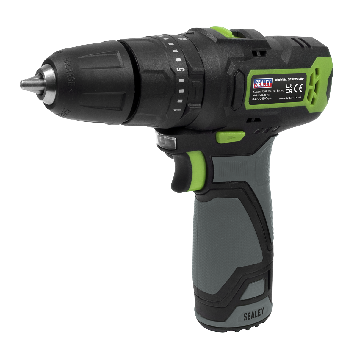 Sealey CP108VDD SV10.8 Series 10mm Cordless Combi Drill Kit 10.8V 2Ah