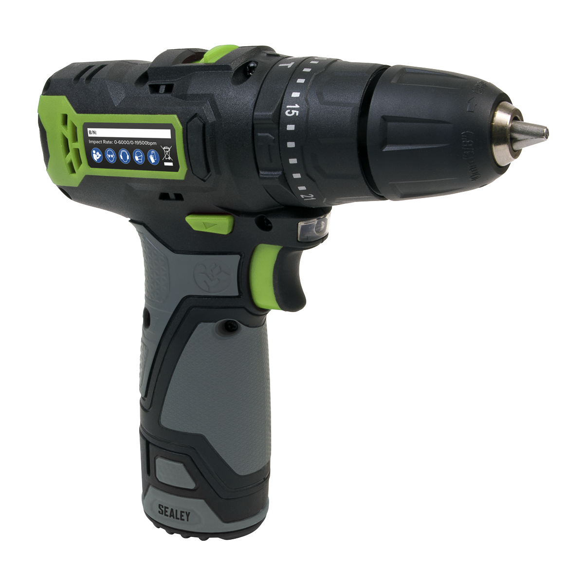 Sealey CP108VDD SV10.8 Series 10mm Cordless Combi Drill Kit 10.8V 2Ah