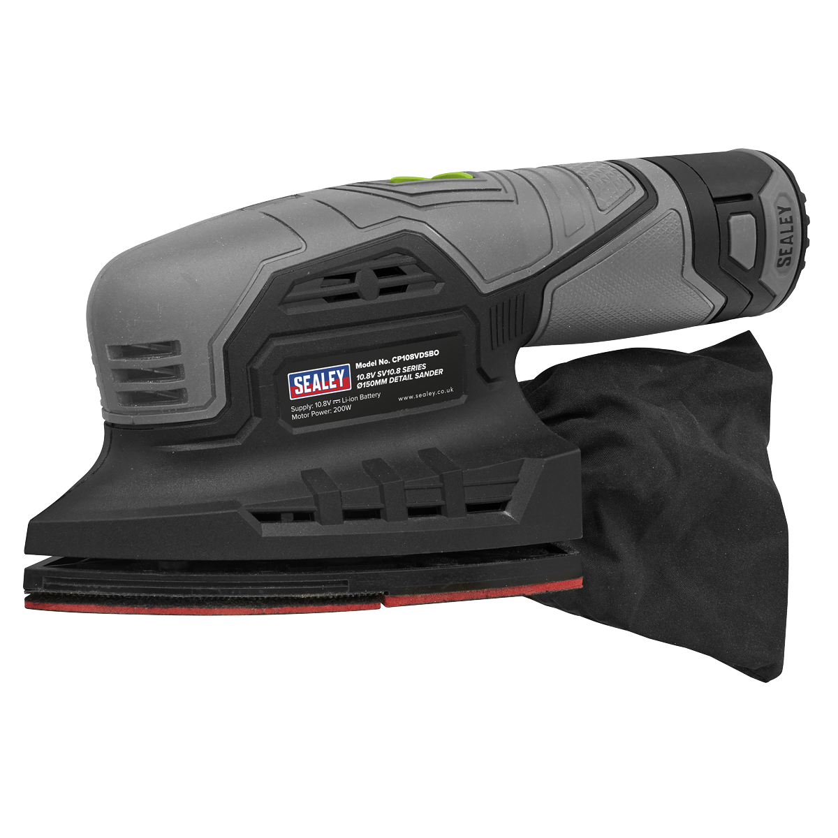 Sealey CP108VDSBO SV10.8 Series 150mm Cordless Detail Sander 10.8V - Body Only