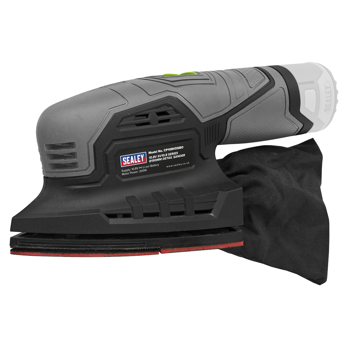 Sealey CP108VDSBO SV10.8 Series 150mm Cordless Detail Sander 10.8V - Body Only