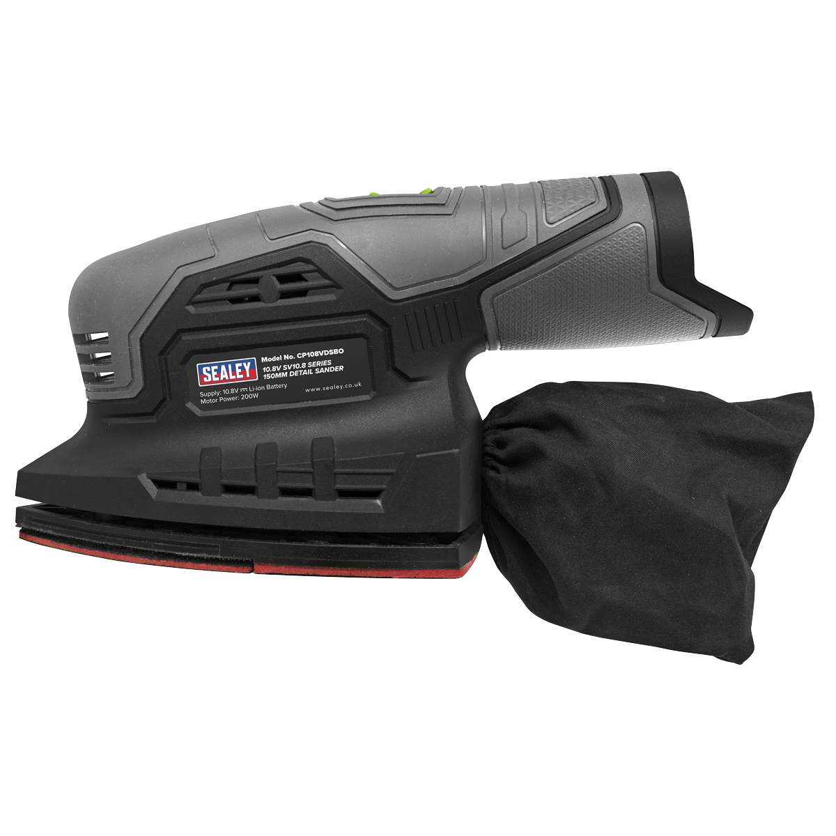 Sealey CP108VDS SV10.8 Series 150mm Cordless Detail Sander Kit 10.8V 2Ah