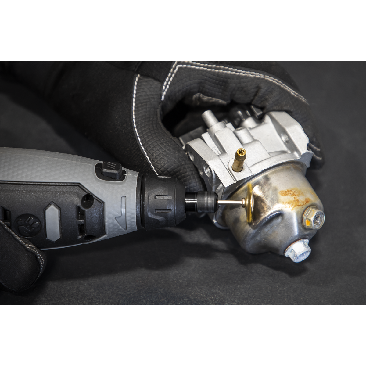 Sealey CP108VMGBO SV10.8 Series Cordless Multipurpose Mini Grinder & 50pc Accessory Kit 10.8V - Body Only