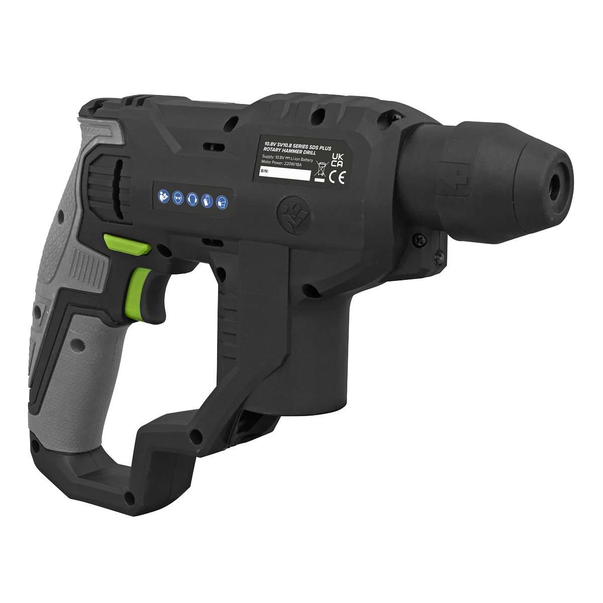 Sealey CP108VSDS SV10.8 Series Cordless SDS Plus Rotary Hammer Drill Kit 10.8V 2Ah