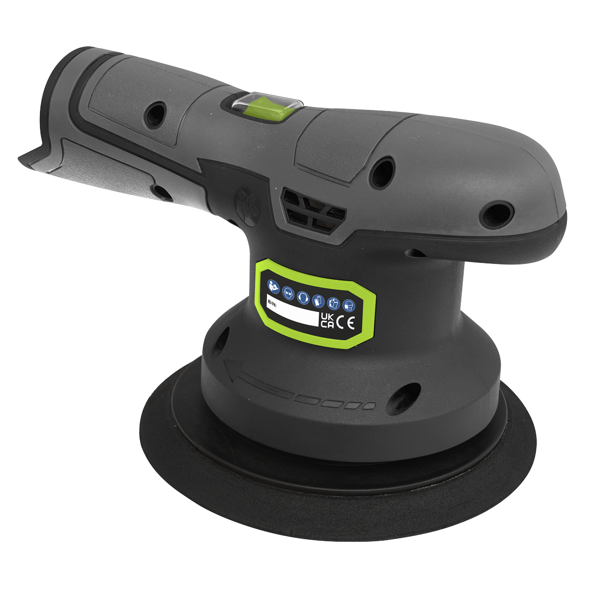 Sealey CP108VSPBO SV10.8 Series 150mm Cordless Dual Action Sander/Polisher 10.8V - Body Only