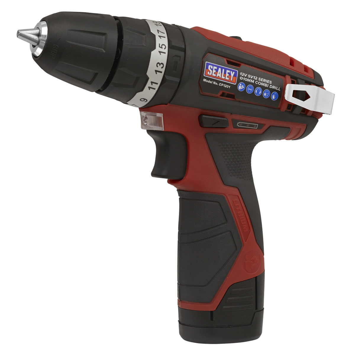 Sealey CP1201 SV12 Series 10mm Cordless Combi Drill 12V - Body Only