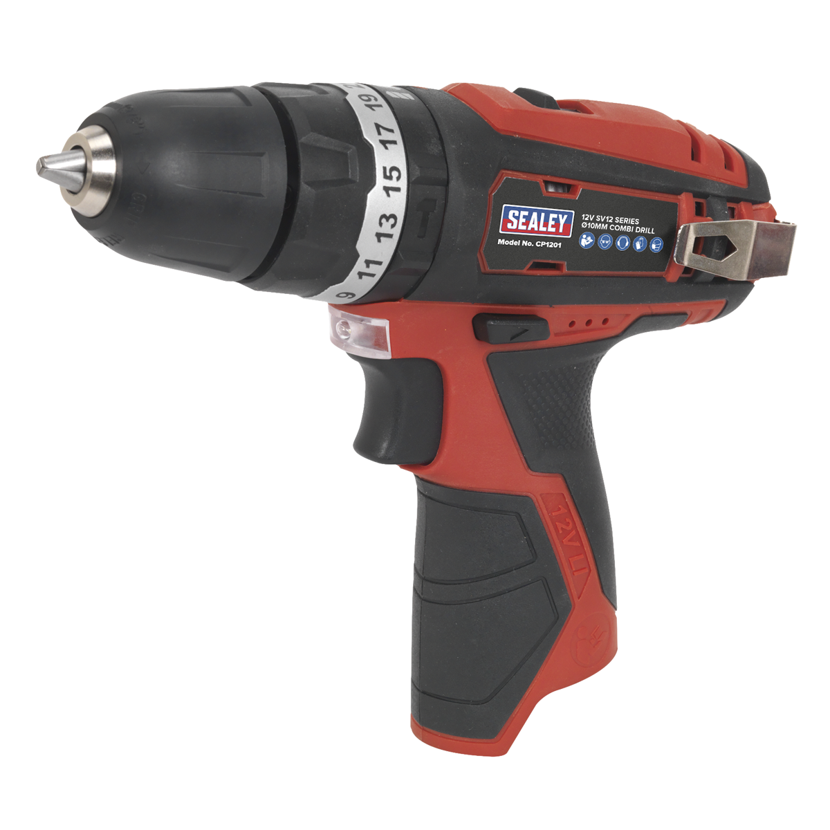 Sealey CP1201 SV12 Series 10mm Cordless Combi Drill 12V - Body Only