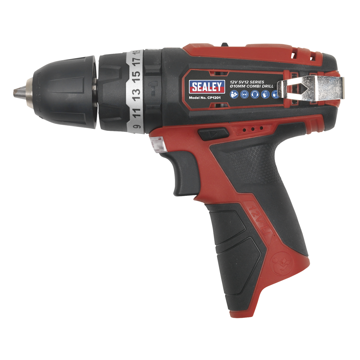 Sealey CP1201 SV12 Series 10mm Cordless Combi Drill 12V - Body Only