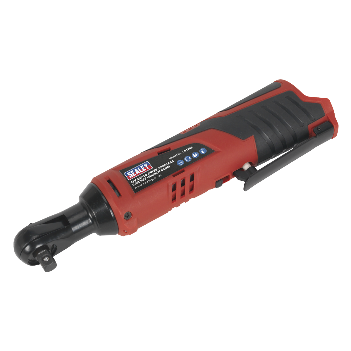 Sealey CP1202 SV12 Series 3/8"Sq Drive Cordless Ratchet Wrench 12V - Body Only