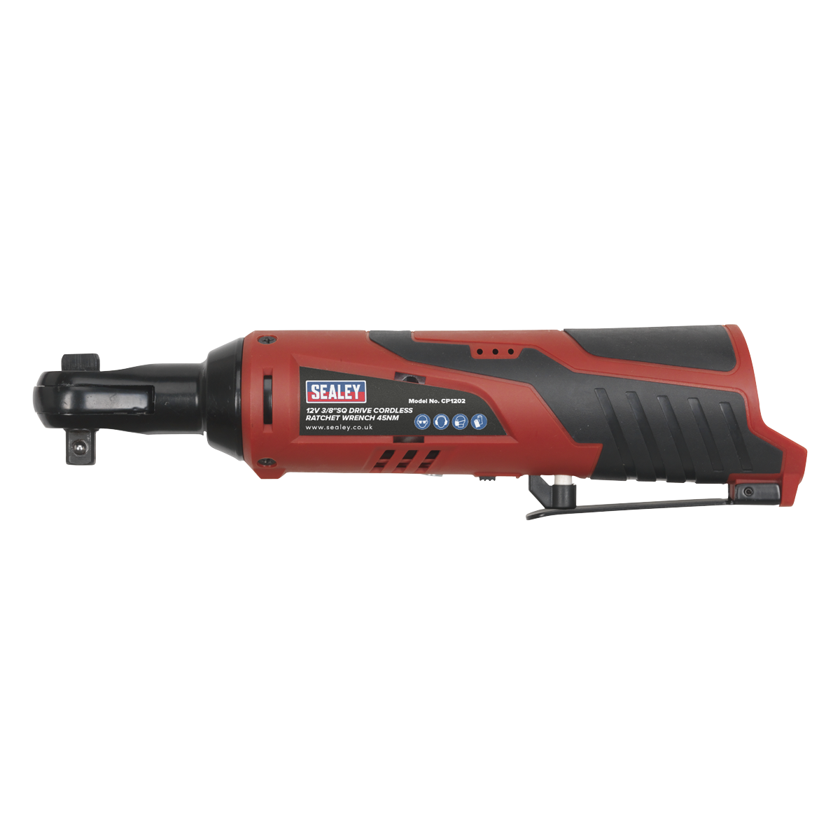 Sealey CP1202 SV12 Series 3/8"Sq Drive Cordless Ratchet Wrench 12V - Body Only