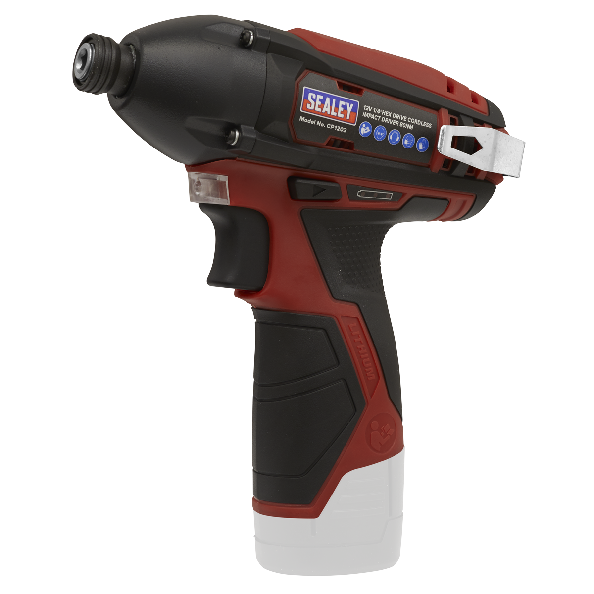Sealey CP1203 SV12 Series 1/4"Hex Drive Cordless Impact Driver 12V - Body Only