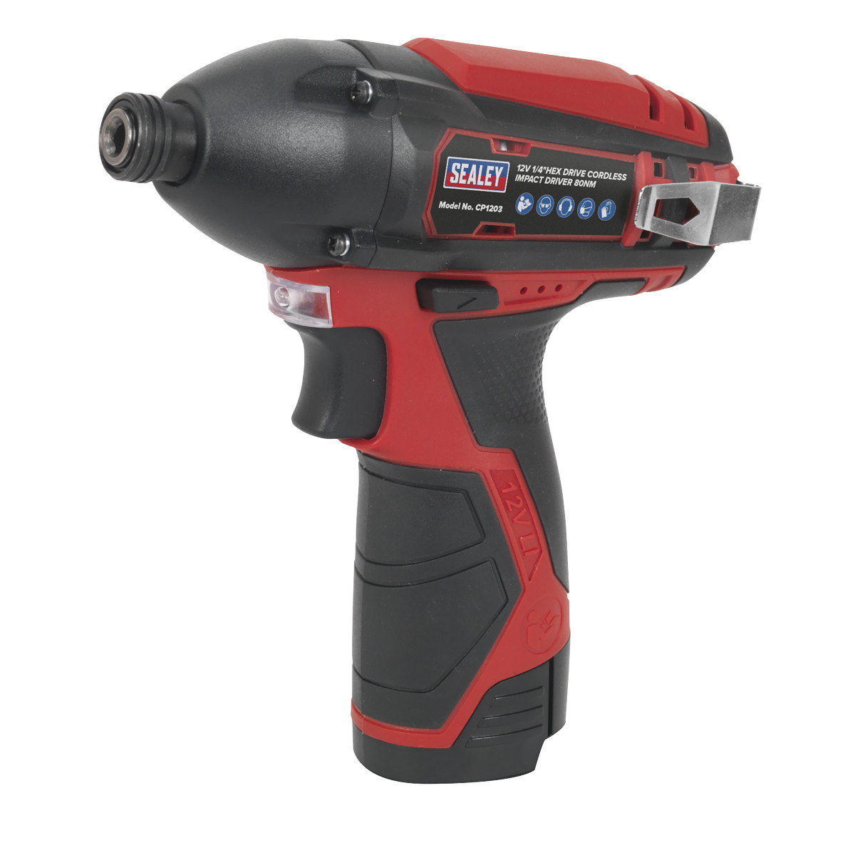 Sealey CP1203 SV12 Series 1/4"Hex Drive Cordless Impact Driver 12V - Body Only