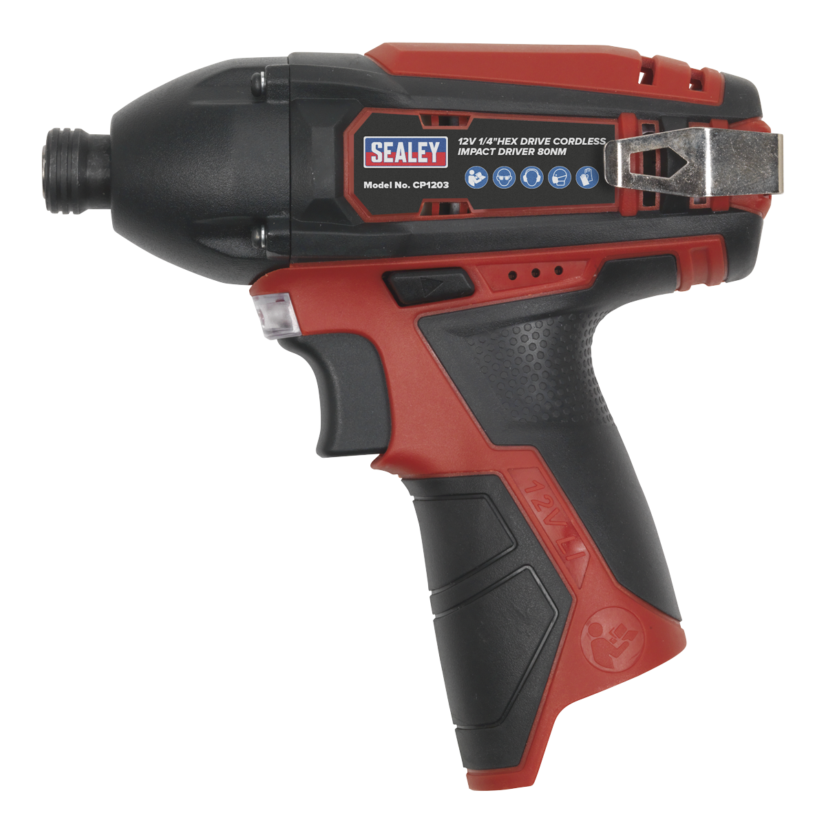 Sealey CP1203 SV12 Series 1/4"Hex Drive Cordless Impact Driver 12V - Body Only