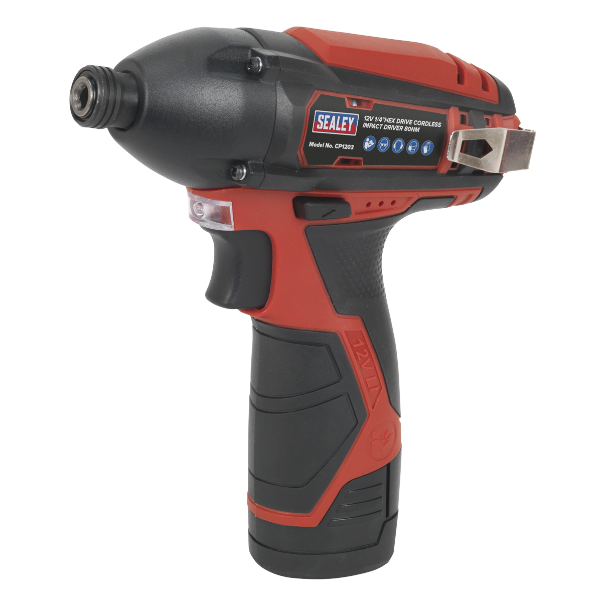 Sealey CP1203 SV12 Series 1/4"Hex Drive Cordless Impact Driver 12V - Body Only