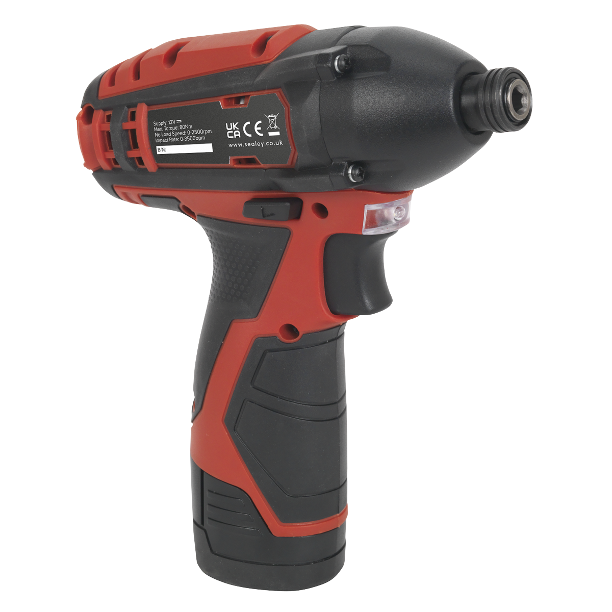 Sealey CP1203 SV12 Series 1/4"Hex Drive Cordless Impact Driver 12V - Body Only
