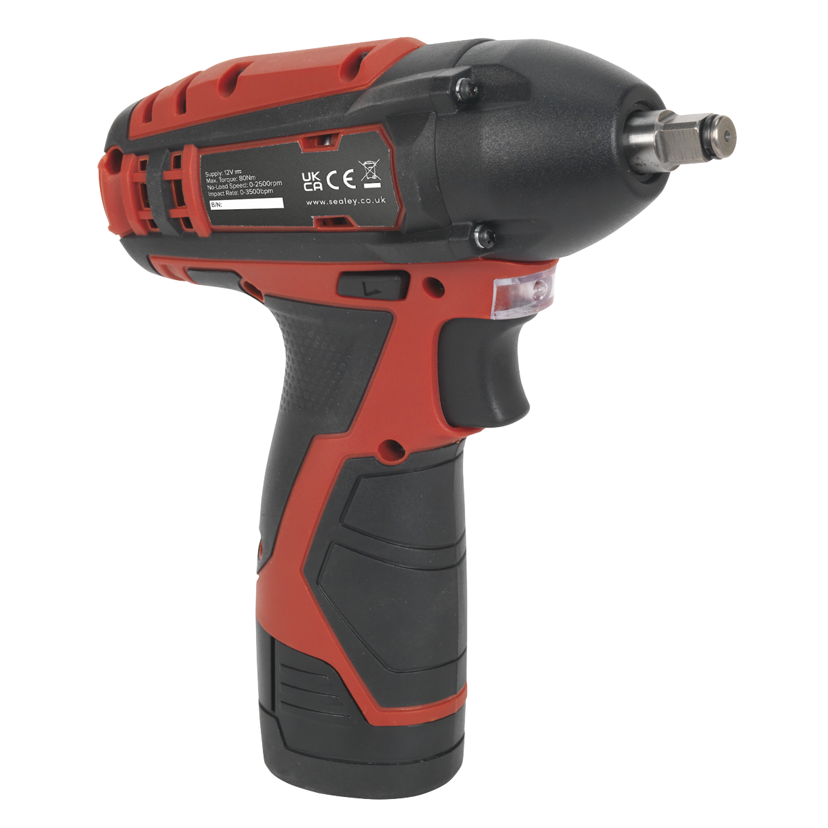 Sealey CP1204 SV12 Series 3/8"Sq Drive Cordless Impact Wrench 12V - Body Only