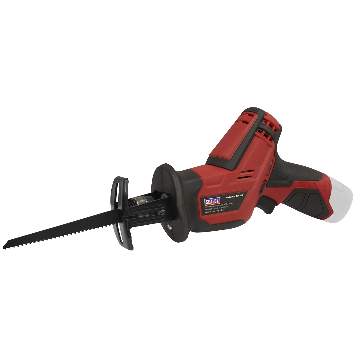 Sealey CP1208KIT SV12 Series Cordless Reciprocating Saw Kit 12V 2Ah - 2 Batteries