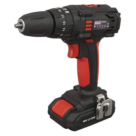 Sealey CP18VLD 10mm Cordless Combi Drill 18V