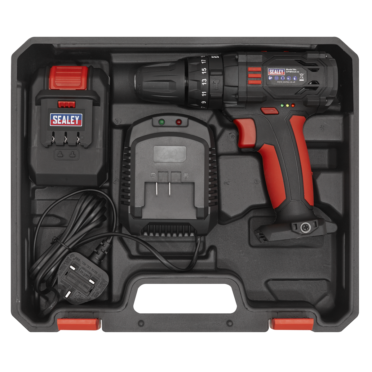 Sealey CP18VLD 10mm Cordless Combi Drill 18V