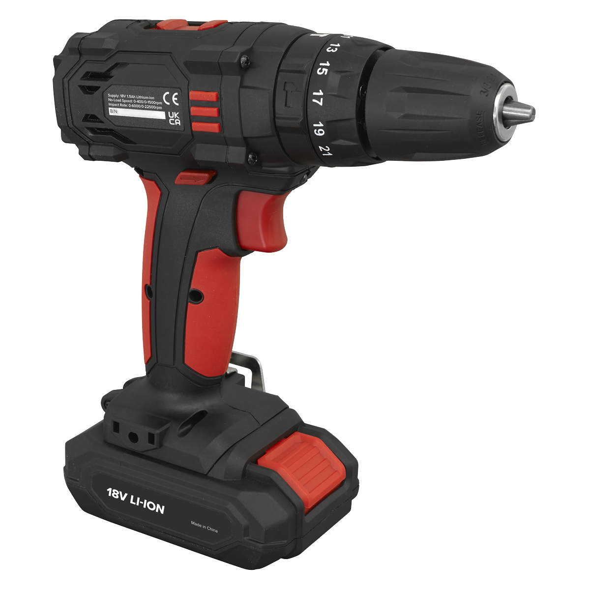 Sealey CP18VLD 10mm Cordless Combi Drill 18V